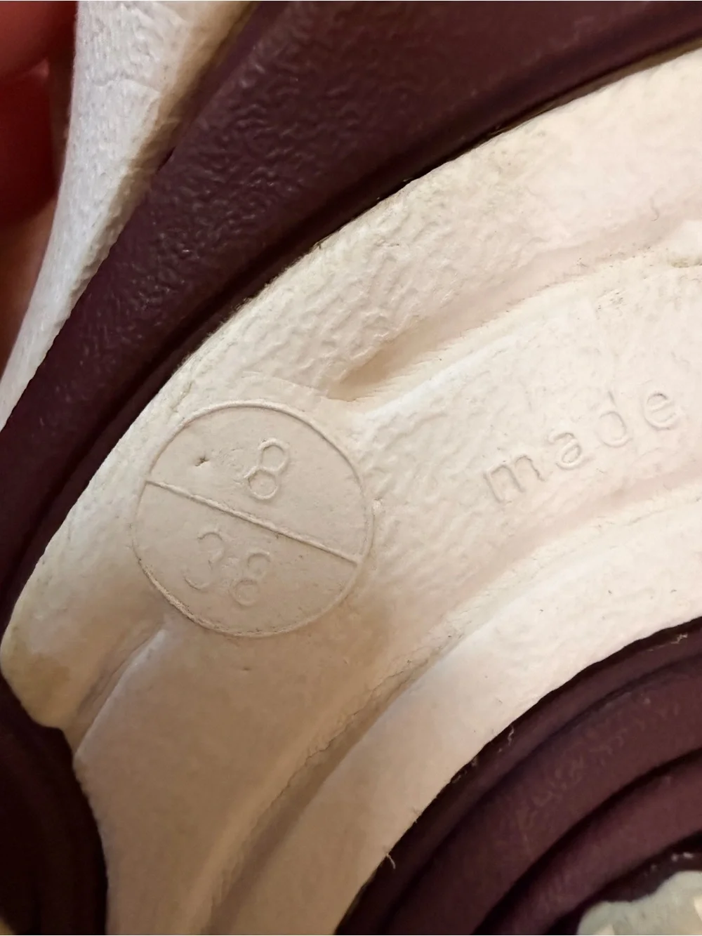 Dawgs White Clog with Purple Strap and Paw Accent